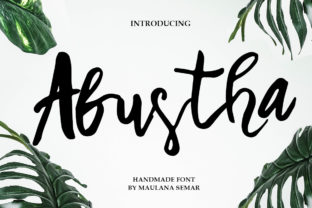 Abustha: A Script Font That Elevates Web Design