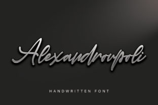 Alexandroupoli: A Modern Script for Timeless Editorial Design