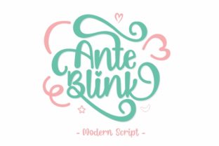 Ante Blink for Campaign Design: A Script Font That Speaks Volumes