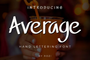 Bringing Elegance to Handmade Creations with the Average Font