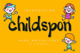 Childspon Font for Handmade Creations