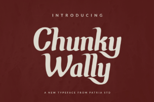 Chunky Wally: A Vintage Font for Timeless Design