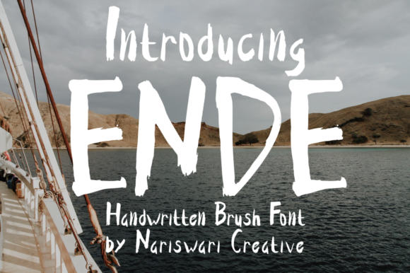 Ende: A Quirky Display Font for Bold Campaigns