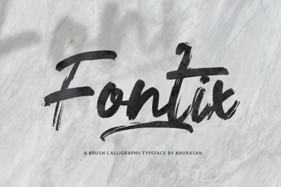 Fontix: A Playful Handwritten Typeface for Real Branding Work
