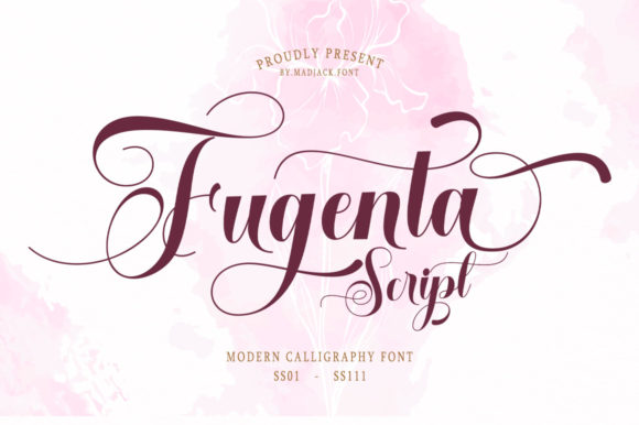 Fugenta: A Handwritten Font for Elegant Editorial Design