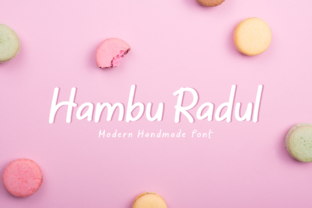 Hambu Radul: A Modern Handwritten Font for Editorial Design