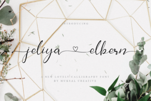 Jelia Elbern: A Handwritten Font for Modern Editorial Design