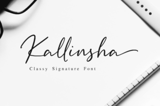 Kallinsha: A Handwritten Font for Editorial Elegance