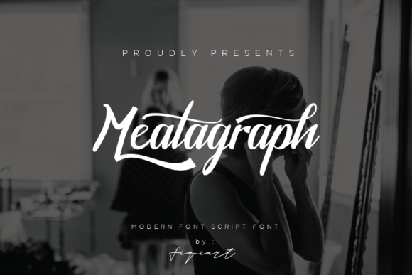 Meatagraph: A Modern Script Font for Polished Branding