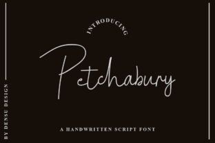 Petchabury: A Casual Script Font for Editorial Design