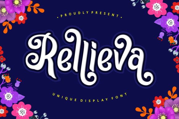 Rellieva: A Charming Display Font for Handmade Creations