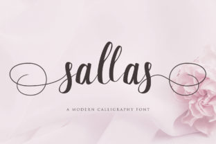 Sallas: A Handwritten Font That Breathes Quiet Confidence