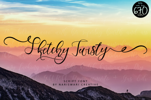 Sketchy Twisty: A Script Font That Elevates Branding