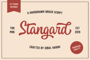 Stangard: A Handwritten Font That Feels Like It Belongs
