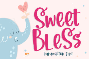 Sweet Bless: A Handwritten Font for Branding Projects