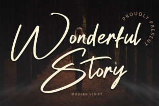 Wonderful Story: A Charming Display Font for Web Design
