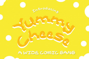 Yummy Cheese Font for Handmade Creations