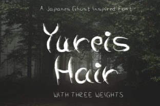 Yūrei s Hair Font for Digital Marketing and Branding